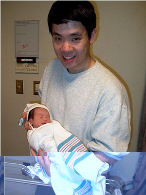 Caleb at birth